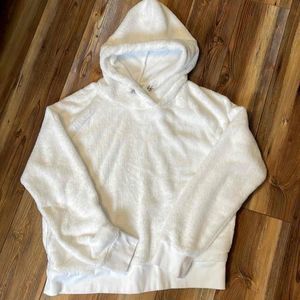 Dip Women Cream Pullover Fleece Hoodie Size XL